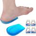 Buy Haofy Gel Heel Pillow Inserts - Orthopedic Silicone Cushion for Heel Spurs & Achilles Tendon Support - 1 Pair for Plantar Fasciitis Relief - Blue - Buy Online on GoSupps.com