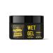 Barbers Garage Wet Gel (350g) – Italian Details – Strong hold for new hairstyles, 24H wet look, maximum shine and volume.