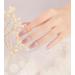 DANNI & TONI Semi Cured Nail Wraps - Aglaia Salon-Quality Gel Nail Stickers Set with Light Pink Tips - 28 Self-Adhesive Strips for Manicure - Buy Online on GoSupps.com