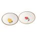 Zerodeko 8 Pcs Hand-Painted Saucer Flavor Seasoning Plate Simple Dish Ceramic Dipping Plate Tea Bag Butter Ketchup Dish Vinegar Dish Sauce Bowl White Dipping Vegetables Fresh Ceramics 9.5X9.5X2.5CMx4pcs Whitex4pcs