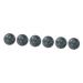 Lurrose balls 6 pieces per exercise Stress reduction second massage device for muscles people with traditional outdoor and fitness ball relief craft toys/women hand tools mediumx3pcs blackx3st