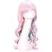 pintoc Cosplay Wig 80cm Anime Clip Color Curly Hair High Temperature Wire Multi-Color European and American Wig Halloween Wig - Buy Online on GoSupps.com