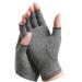 David Copper Compression Arthritis Gloves. Best Copper Infused Glove for Arthritis Hands Arthritic Fingers Carpal Tunnel Computer Typing Hand Support. Fingerless grey Small