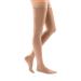 mediven comfort for women 30-40 mmHg Thigh High Stockings w/Lace Top-Band Closed Toe Natural II-Petite Natural 2 Petite