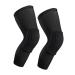 Focket Knee Brace Knee Stabilizer Breathable for Lacrosse (M) M Black