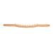 Verdant Touch Massage Roller Wooden Scraper Massage Roller Stick for Gua Sha Therapy Hand Polished Wave Handle 25 cm Natural Wood