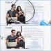 Cyxus Blue Light Filter Glasses for Women | Geometry Fashion Lightweight Unique Eyewear (8009-Black) - Buy Online on GoSupps.com