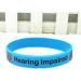 Caiyao Medical Alert Bracelet - Hearing Impaired, Blood Thinner, Diabetic Type 1/2 - Rubber Wristband for Emergency Awareness - Buy Online on GoSupps.com