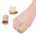 ZHONNA Fiber Toe Corrector 10pcs Toe Corrector for Bunions Silicone Toe Spacers with Soft Gel Lining for Hallux & Bunion Pain Relief