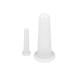 2 Pcs Facial Cupping Set Silicone Cupping Set Massage Cupping for Face Body Eye Anti-Aging Facial Care (White)