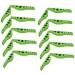 Boqqu 10 pieces of fogless accessories for masks glasses silicone anti-fog nose bridge pads anti-fitting silicone nose bridge prevents the fitting of glasses anti-fitting green