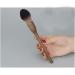 Buy Long Advanced Makeup Tools - Walnut Handle Kabuki Blusher Brush | Soft Fiber Elliptical Design | International Shipping Available - Buy Online on GoSupps.com