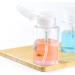 4 Pack Lockable 100ml Clear Pump Dispenser Bottles - Ideal for Travel Toner & Lotion - Perfect Cosmetic Organizer - Buy Online on GoSupps.com
