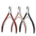 SJLS 1pc Nail Clippers Stainless Steel Dead Skin Remover Scissor Foot Care Toe Cuticle Nippers Manicure Nails Art Tool (Color : Red)