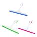 3 Pcs Shower Window Squeegee Silicone Handheld Wiper Car Squeegee Window Cleaner for Bathroom Home Mirrors Floor Window Car Glass (Blue+Green+Rose red)