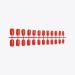 Dajidafu Press-on Fingernails Fashionable Scratch Resistant False Nail Set Full Cover Wearable Adjustable Manicure Stickers Red - Buy Online on GoSupps.com