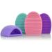Makeup Brush Scrubber Mat Silicone Brush Makeup Egg Makeup Brush Cleaner Pad Silicone Makeup Applicator Makeup Brush Cleaner Mat Makeup Cleaning Mat Cosmetic Clean Tools Make up - Buy Online on GoSupps.com