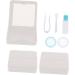 Ultechnovo 9-Sentence Contact Lens Container Set | 3PCS Case with Applicator & Removal Tool | Compact Lens Tank with Mirror - Ideal for Travel - Buy Online on GoSupps.com