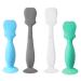 spier 4pcs Diaper Cream Brush Soft Silicone Detachable Diaper Rash Cream Applicator with Suction Base for Newborns 1