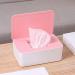 QKFON Storage Box for Wet Wipes - Versatile Napkin Holder for Home & Office - Stylish Pink White Design - Buy Online on GoSupps.com