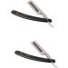 Frcolor 2-Piece 66 Razor Blade Set - Premium Men's & Women's Straight Razors for Smooth Shaving | Steel Craftsmanship | Ideal for Nail Stalls & Grooming - Buy Online on GoSupps.com