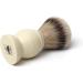 G.B.S Silvertip Synthetic Shaving Brush - Faux Ivory Stainless Stand Soft Bristle Grooming Tool for Professionals - Durable & Convenient - Buy Online on GoSupps.com