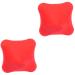 Ultechnovo 2st slowly decompression hand exercise power balls train hand rehabilitation toys made of silicone hand pillow toys lacrosse massage exercise press muscle ball muscle ball yoga 6x6cmx2pcs redx2stk