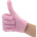 1Pair Moisturizing Spa Gloves Soft Cotton Gel Lining Gloves with Plant Essential Oil and Vitamin E Beauty Gloves for Dry Rough Hands Skin(Pink) Gloves Cotton - Buy Online on GoSupps.com