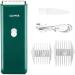 Favrison Dog Grooming Clippers Professional Dog Clippers with 2 Blades for Pet Hair Trimming Rechargeable Cordless Pet Grooming Clippers for Dogs Cats Rabbits (Green) - Buy Online on GoSupps.com