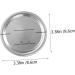 Sosoport 30pcs Mason Jar Lids Electric Wok Wide Mouth Jar Lids Tin Discs for Mason Jar Screw Caps Reusable Storage Covers Reusable Canning Lids Strainer Lid Jam Sugar Bowl Ordinary Tinplate Silver 8.6X8.6X0.2CM - Buy Online on GoSupps.com