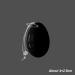 Obsidian Yoni Massage Ball - Black Crystal Pelvic Floor Exercise Cone | Reiki Drilled Eggs for Women - Buy Online on GoSupps.com