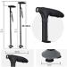 SilteD Adjustable Foldable Walking Stick Crutch Medical Senior Dog Crutches Lightweight Multifunctional Adjustable Aluminum Alloy Walker with led Light Parent's Gift - Buy Online on GoSupps.com