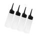 4 pi ces Bouteilles Applicatrices pour Teinture Cheveux avec Embout Inclin Flacons Transparents Rechargeables pour Shampooing Huile et Coloration Distribution Pr cise et Usage