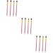 Hemoton 12 Pcs Eye Make-up Brush Kit Highlighter Brushes Eye Cosmetic Brushes Foundation Makeup Brush mediumx3pcs Pink+goldx3pcs - Buy Online on GoSupps.com