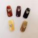 10PCS 3D Nail Art Rhinestone Charms | Sparkling Silver Nail Adornments - Buy Online on GoSupps.com