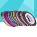 Beaupretty Striping Tape for Nail Art - 52 Rolls of Mix Color DIY Glitter Nail Decorations - Buy Online on GoSupps.com