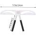 SKISUNO Eyebrow Stencils Kit Eye Brow Shaping Kit Mold Eyebrow Trimming Balance Ruler Eyebrow Ruler - Buy Online on GoSupps.com
