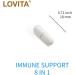 Lovita Immune Support 8 in 1 Daily Defense Elderberry with Zinc Vitamin C&D Echinacea Selenium Andrographis & Siberian Ginseng Extract 60 Vegan Capsules 60 Count (Pack of 1) Standard Package - Buy Online on GoSupps.com