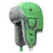 Fur Winter Trapper Hat,Taslon Faux Fur Aviator Ski Trapper Trooper Pilot Hat,Snow Eskimo Hat with Ear Flaps for Men & Women Green Large-X-Large