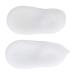 Silicone Socks 1 Pair Comfortable Convenient Foot Care Tool Breathable Washable for Home Foot(white M)