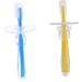 Frcolor 4-Piece Silicone Training Toothbrush Set & Teething Toy for Babies | Soft Safe Earth Tone Baby Care Essentials - Buy Online on GoSupps.com