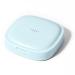 Slim Retainer Holder with Vent Holes Compact Night Guard Case with Magnetic Closure Small Portable Retainer Case for Travel Thin Aligner Case Compatible with Invisalign(Pastel Blue)