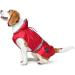 HUNTER UPPSALA Rain Dog Raincoat - Reflective Stripes Size 35 Red | Shop Internationally for Quality Pet Gear - Buy Online on GoSupps.com