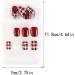 dijiusidy False Nail Perfect Matching Simple to Wear Fingernail Full Coverage Press Type Strong Viscosity Adjustable Paster Type 13 F741 Type 13 1 count (Pack of 1) - Buy Online on GoSupps.com