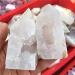 Natural Crystals Quartz geode Towers Agate Palm Stone for Home Decoration 1pc Stone Mineral Specimen - Buy Online on GoSupps.com