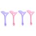 FRCOLOR 4 Pcs Eyeliner Eyeshadow Marscara Drawing Tools Makeup Lipstick Wearing Aid Cosmetic Girl Seal mediumx2pcs Assorted Colorx2pcs