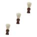Angoily 3st dashboard decorations for cars Bart comb for men witch hat for headband for women pink headband portable beard cleaning brush beard brush model man bamboo