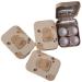 Miedeon travel contact lens container 4er contact lenses etui contact lens container Easy cute contact lenses etui contact lens container contact lens end can store travel set (2 colors)