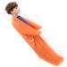 Bossge sensory body sock for children full body sock for adults offers deep pressure entry relaxing sensory toy for autistic children with sensory processing disorder XL/X-Large-74*165cm orange