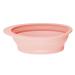 Brush Cleaning Mat | Foldable Cosmetic Brushes Scrubber Bowl Portable Cleansing Mats Washing Tool for Women's Brushes Sponge and Pink